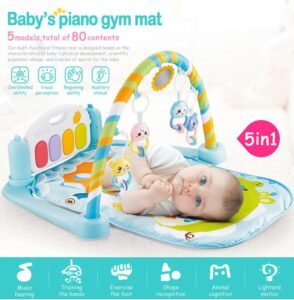 Baby Piano Gym Mat – 5-in-1 Musical Activity Play Mat (Copy)